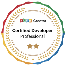 Zoho Creator Certified Developer
